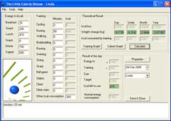 screen shot of The Little Calorie Deluxe